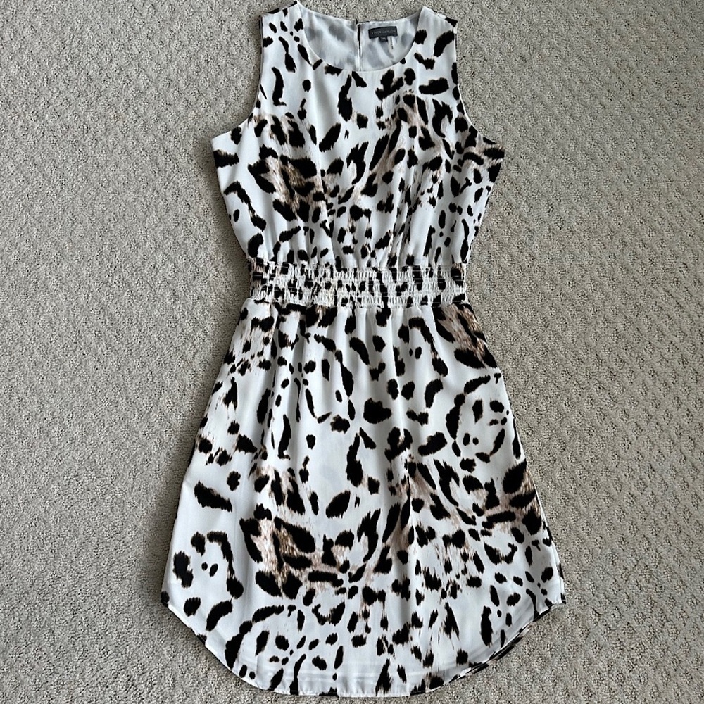 Vince Camuto Animal Print Midi Dress
White/Brown Petite Small fits up Sz. 6
